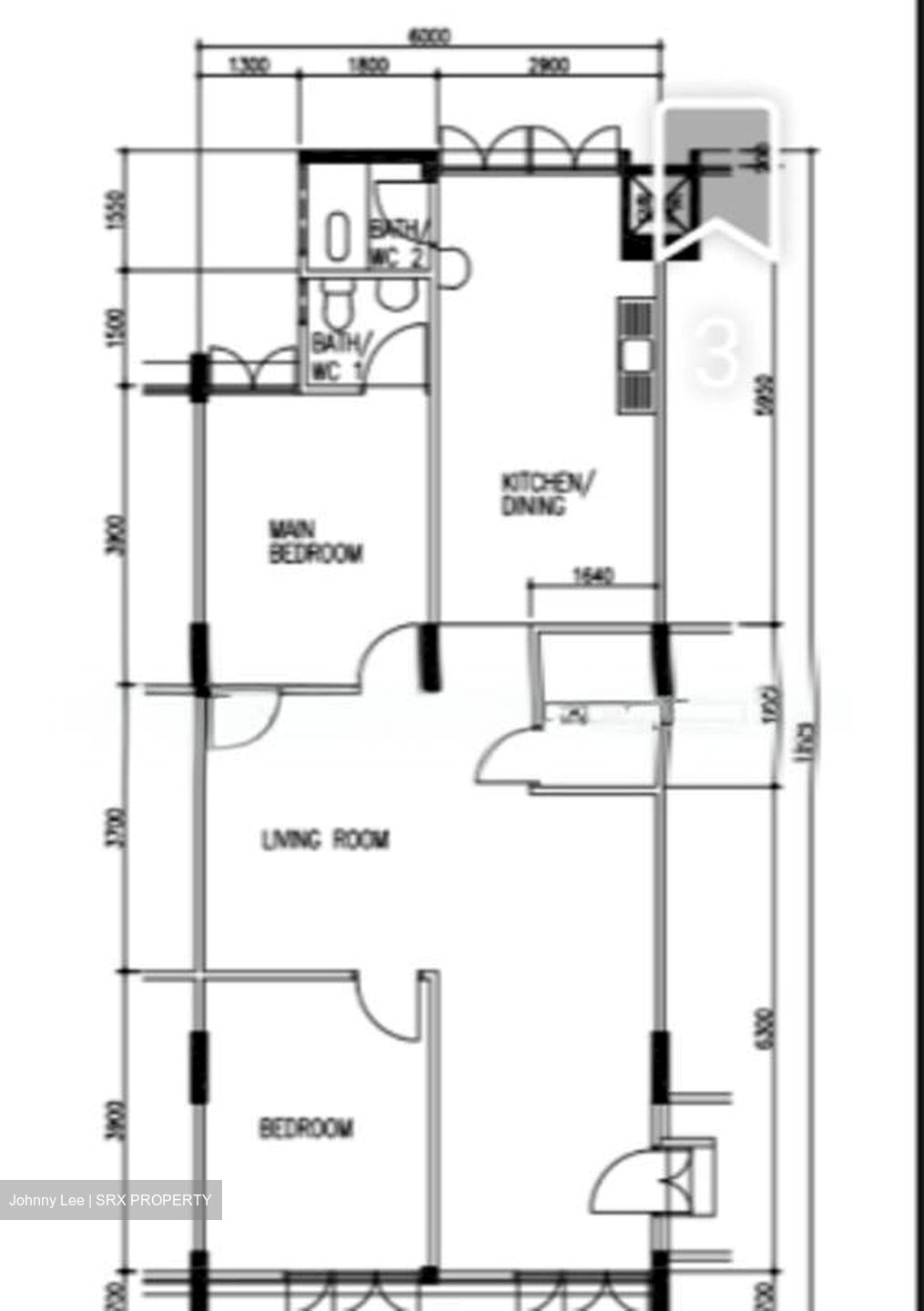 Blk 115 Hwi Yoh Ville (Serangoon), HDB 3 Rooms #498466241